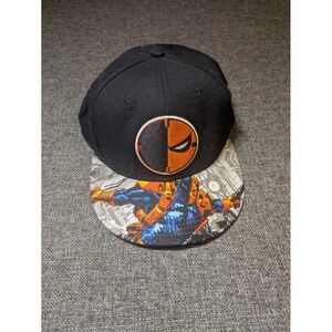 DC Comics DEATHSTROKE Adult Cap Hat Embroidered Patched Snapback OSFM